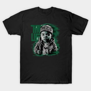 Cool Thug Baby Life Design T-Shirt